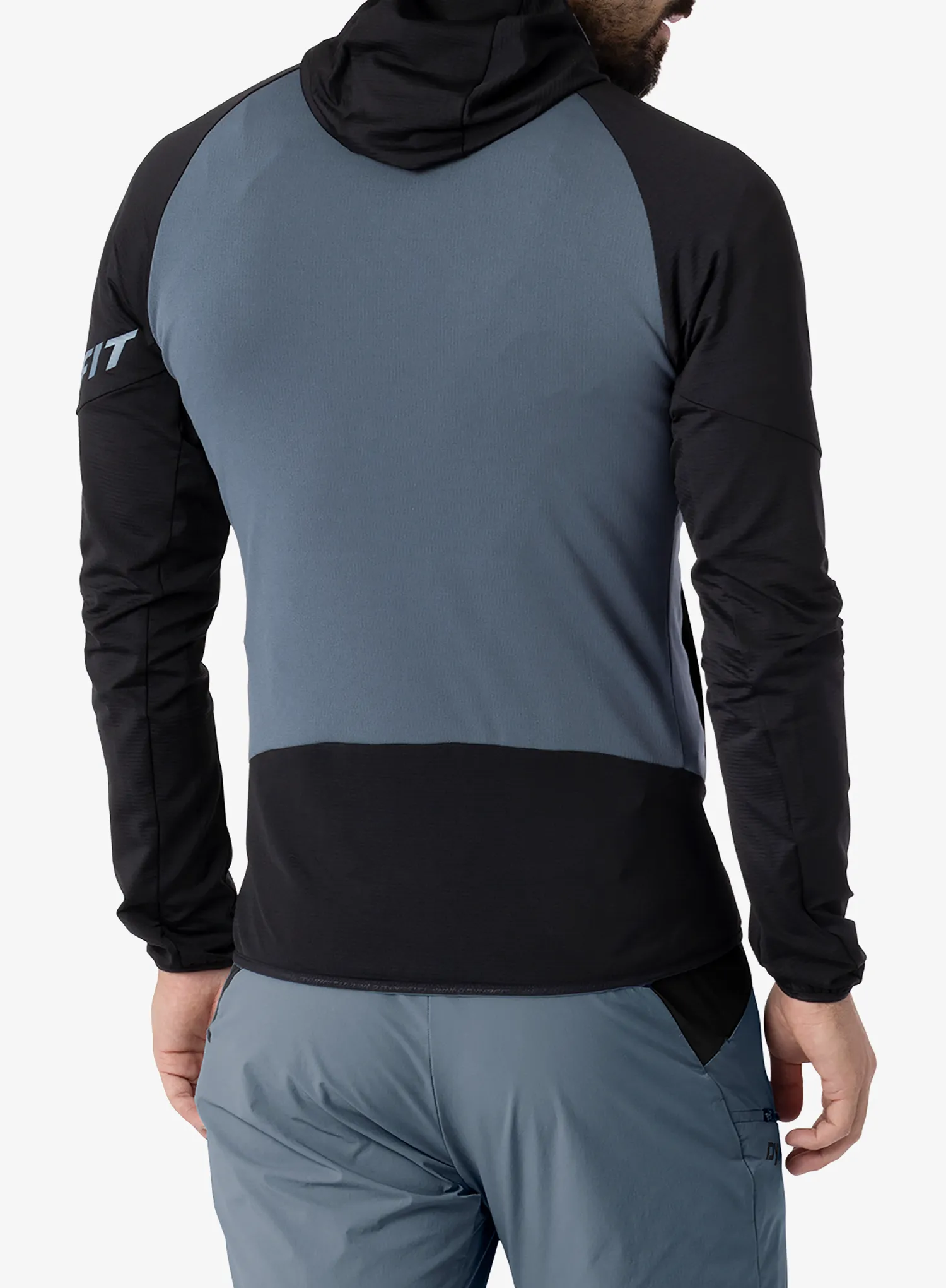 Jopica na zadrgo Dynafit Transalper Light PTC Hoody - black out/cinder