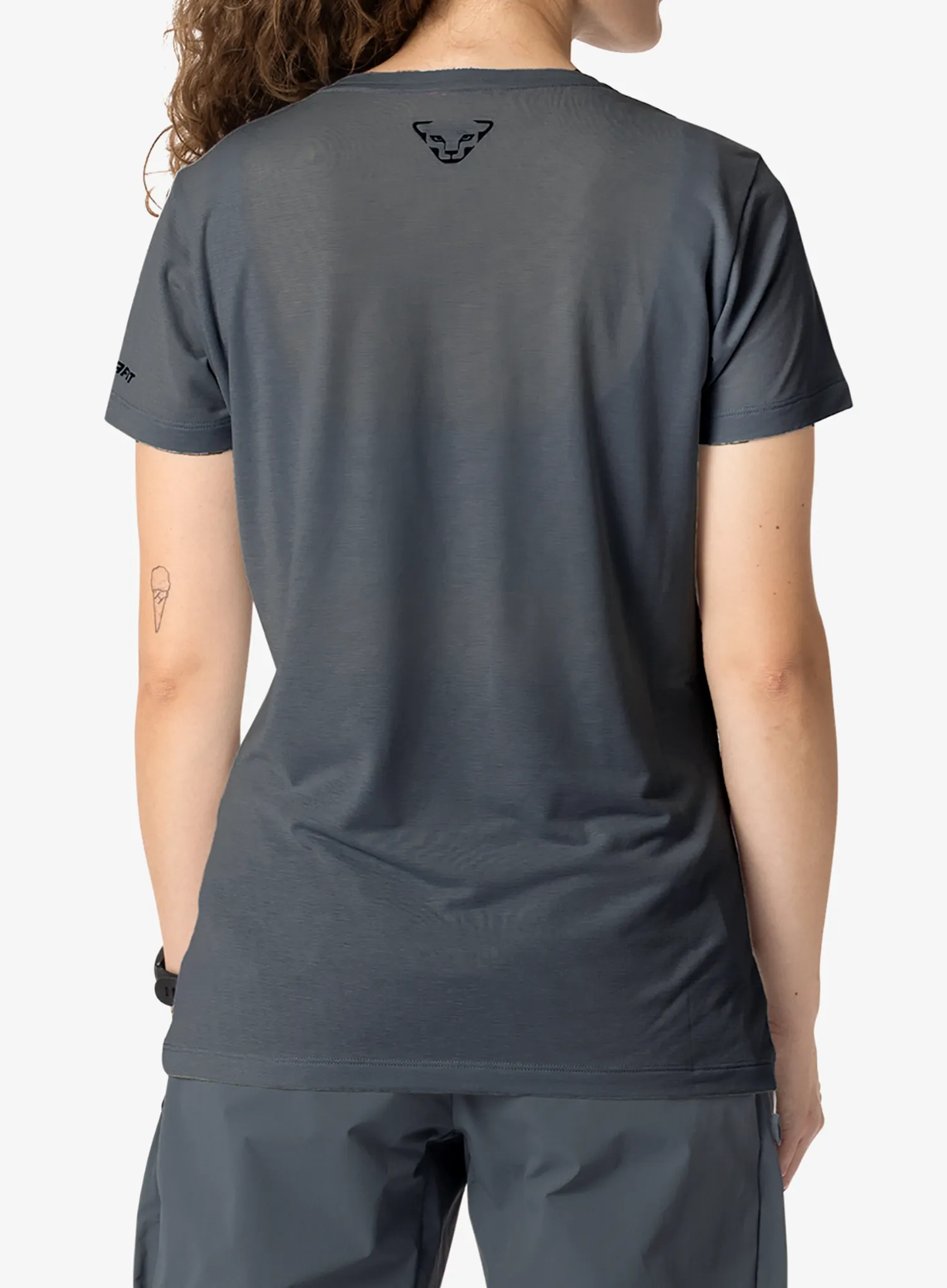 Ženska športna majica Dynafit Transalper Graphic S/S Tee - cinder/cinder