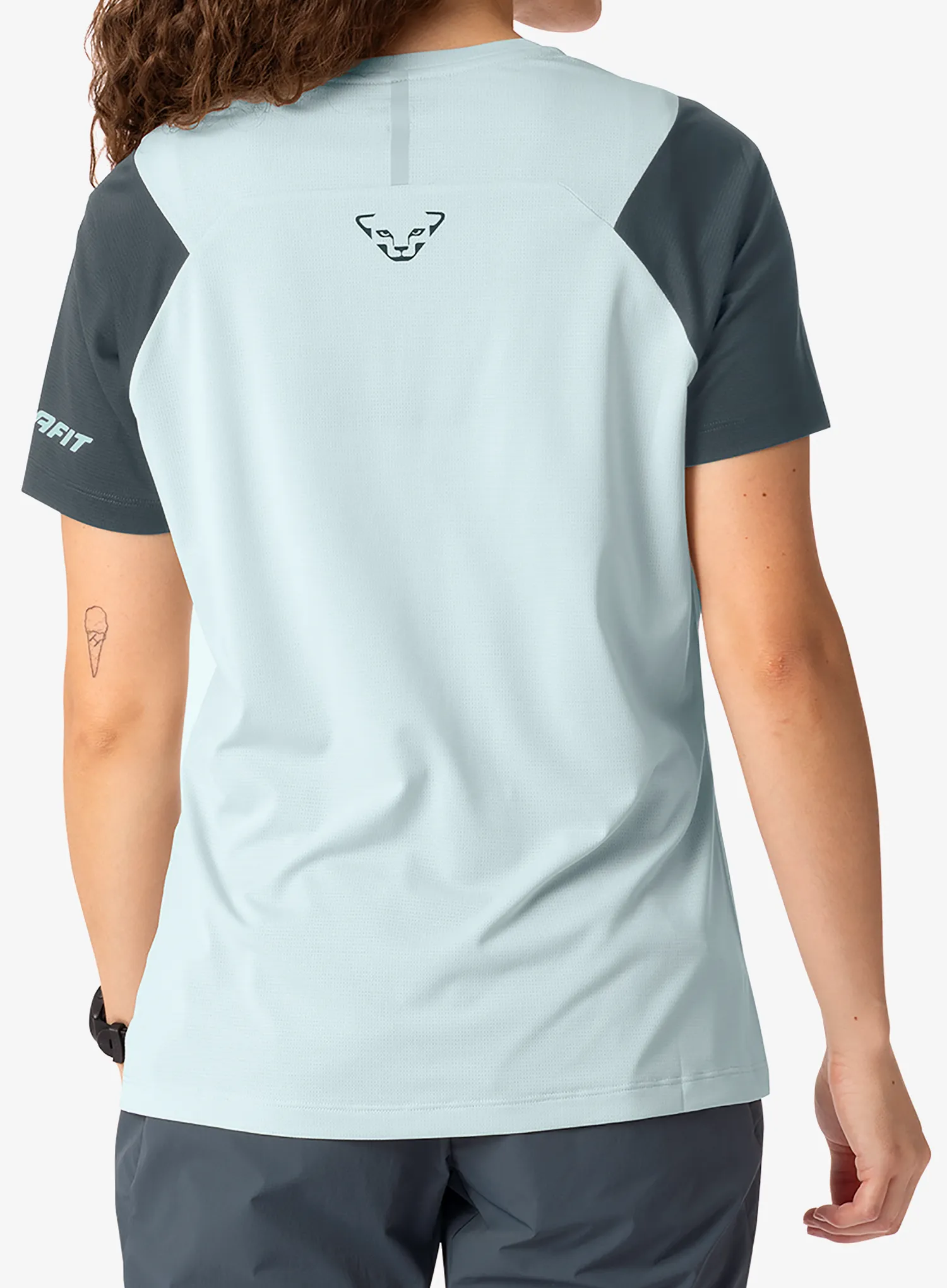 Ženska športna majica Dynafit Transalper S/S Tee - cloud blue