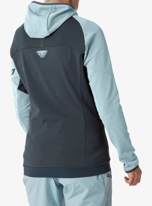 Ženski flis Dynafit Transalper Ptc Hooded JKT - cloud blue