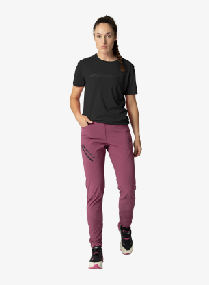 Ženske pohodniške hlače Dynafit Traverse Hybrid DST Pants - amaranth