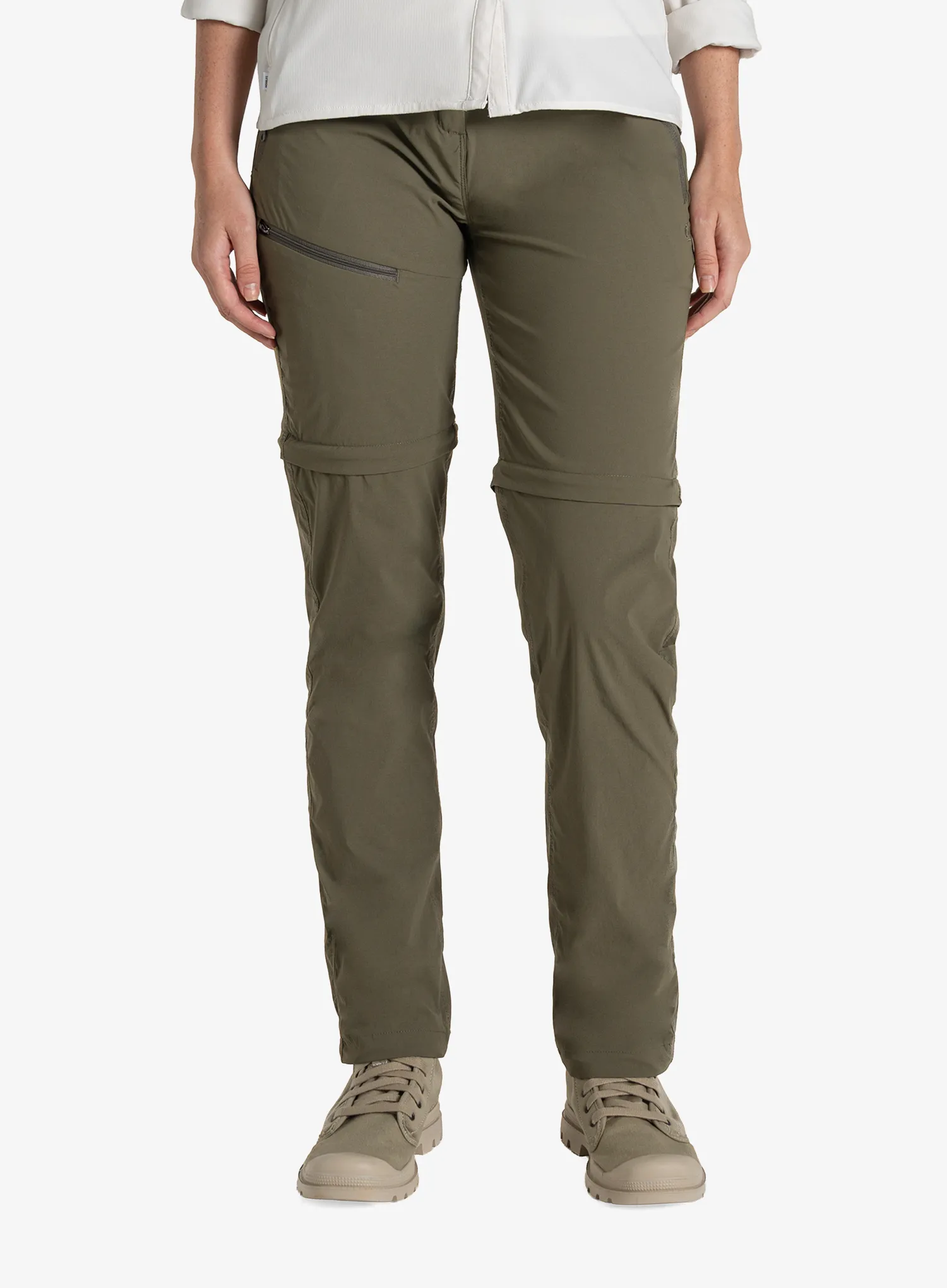 Ženske hlače Craghoppers NosiLife Pro Convertible Trouser III - wild olive