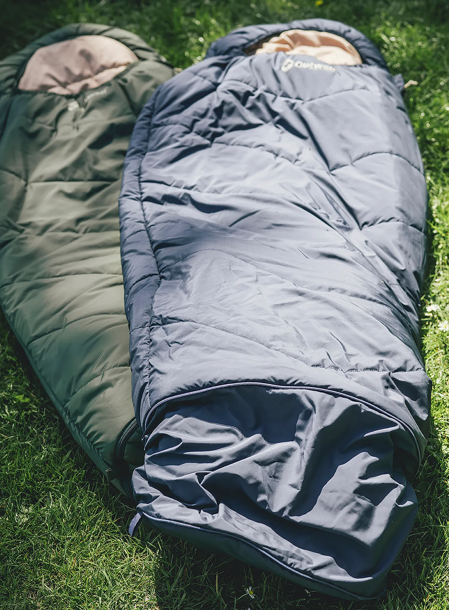 Otroška spalna vreča Outwell Convertible Junior (120-150 cm) - blue lake