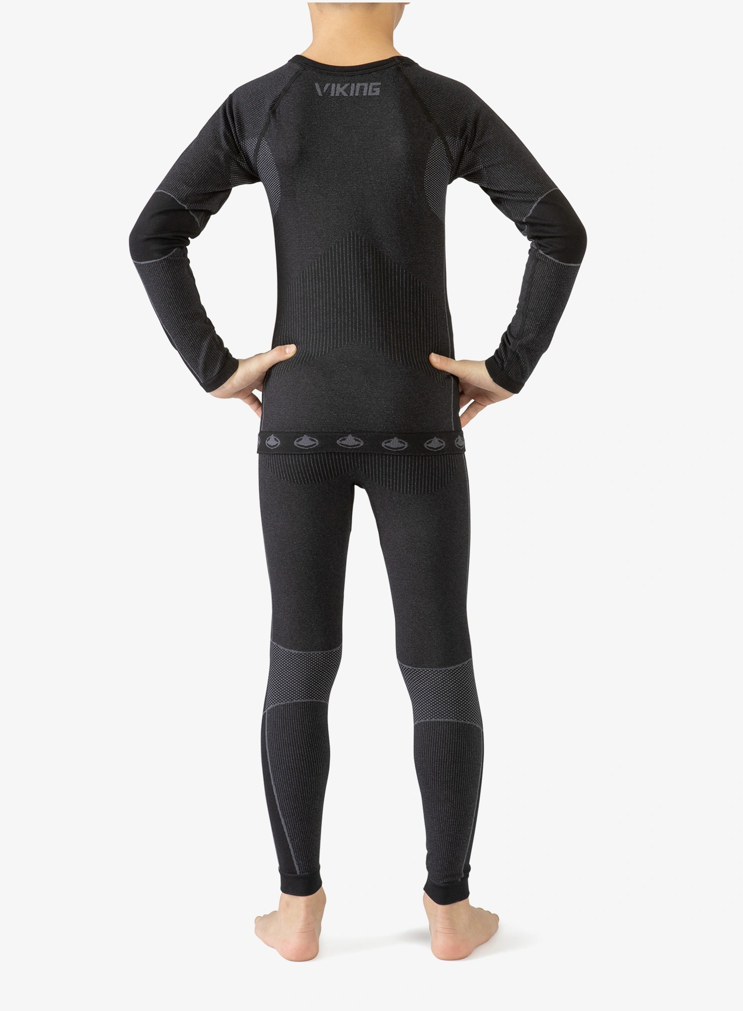 Termo perilo za otroke Viking Base Layer Riko Set - black