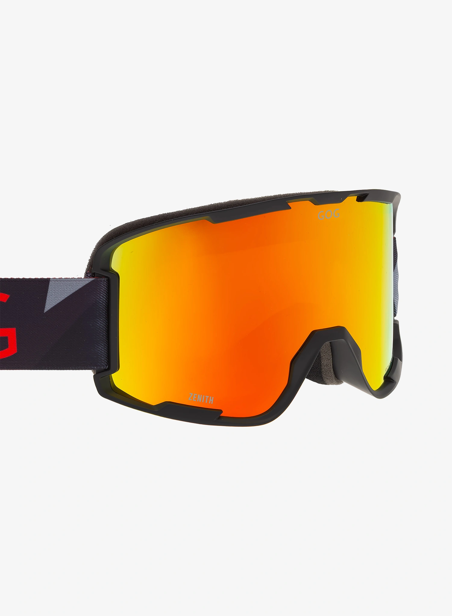 Smučarska očala GOG Zenith - matt black/reflex red S2