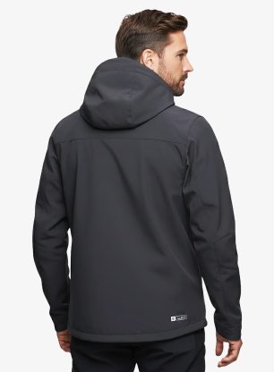 Softshell jakna Alpinus Roignais - black/graphite