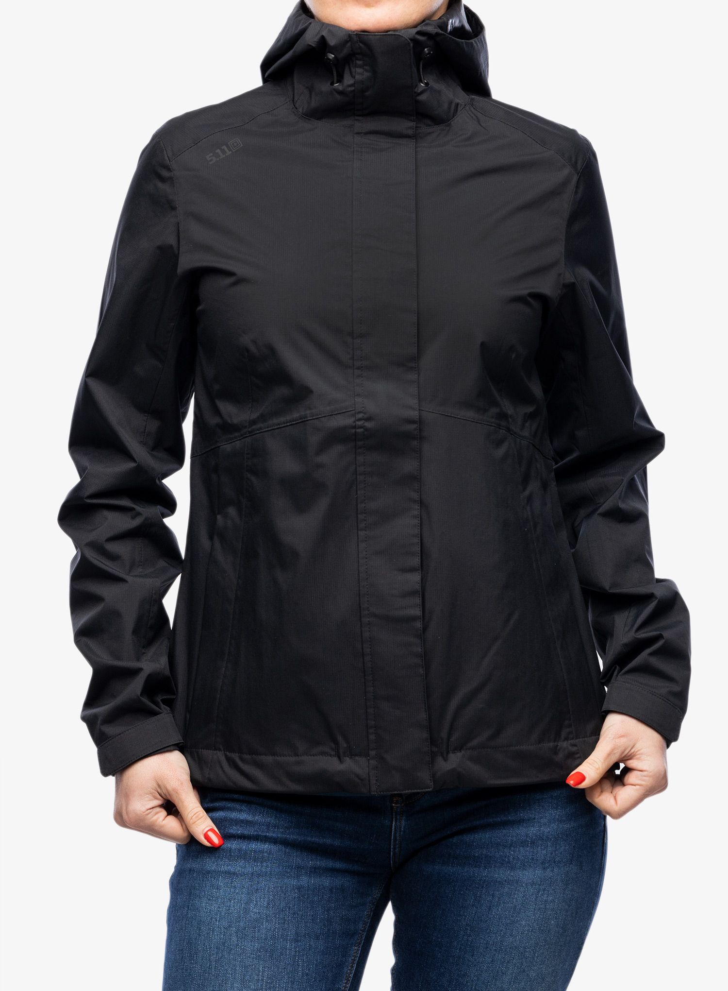 Ženska jakna 5.11 Adventure Rain Shell - black
