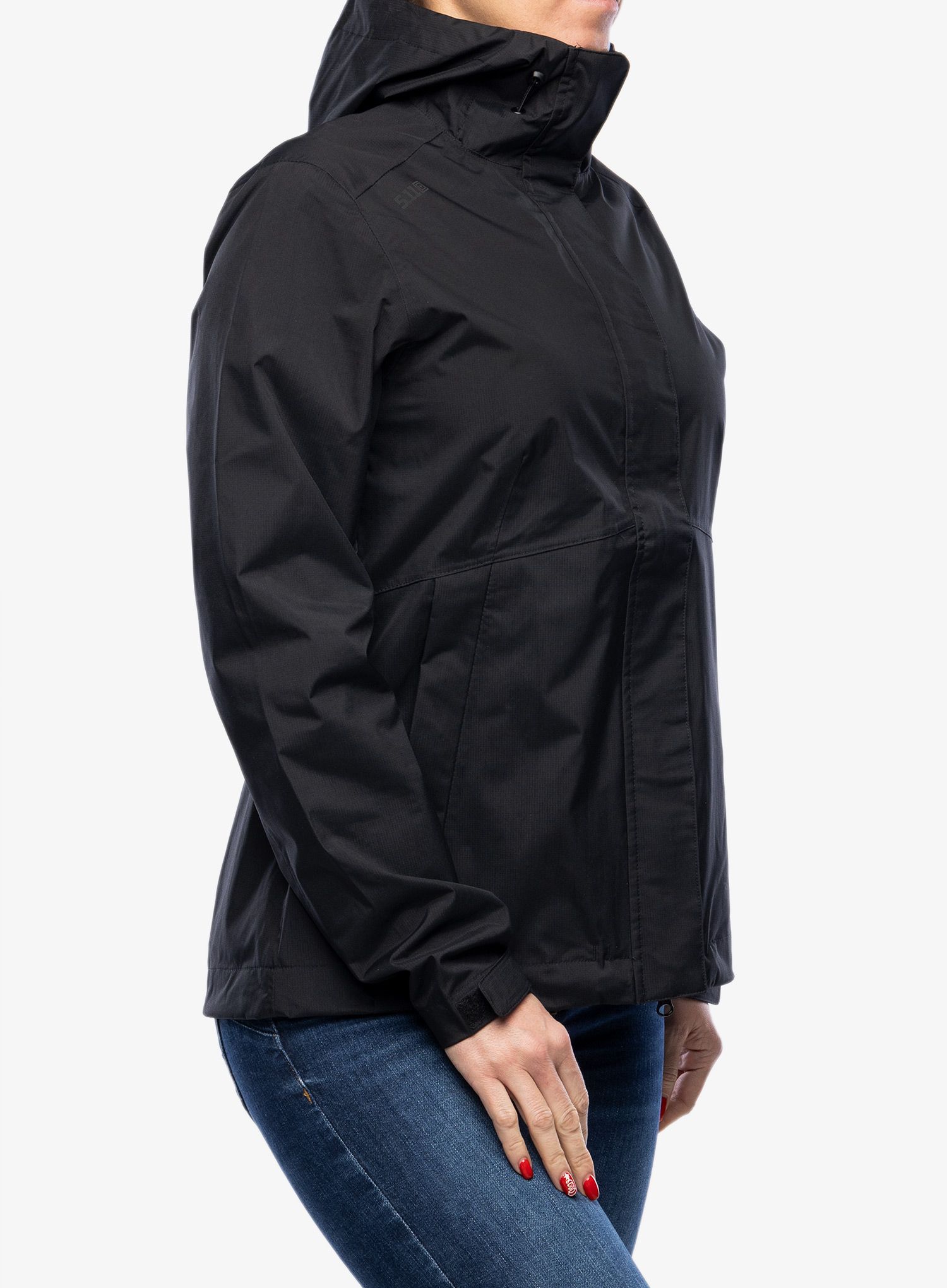 Ženska jakna 5.11 Adventure Rain Shell - black