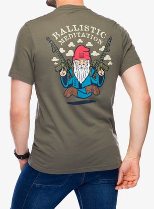 Bombažna majica 5.11 Ballistic Meditn S/S - ranger green
