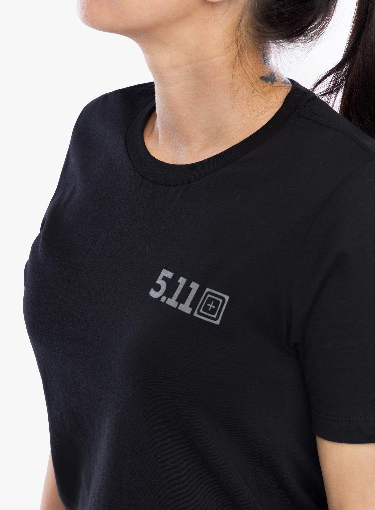 Ženska majica s potiskom 5.11 Camp Knife Tee - black