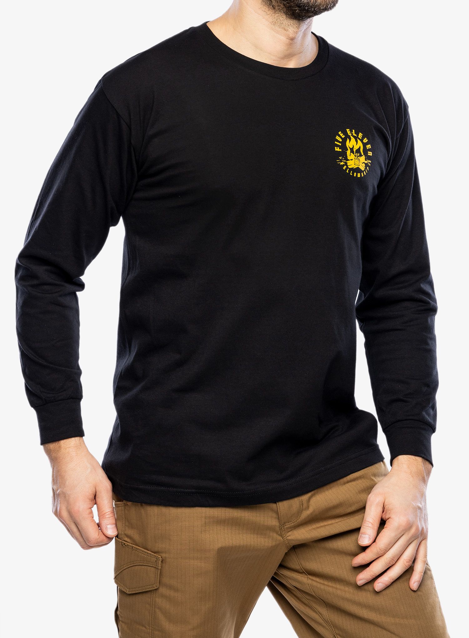 Majica z dolgimi rokavi 5.11 Fellowship L/S Tee - black