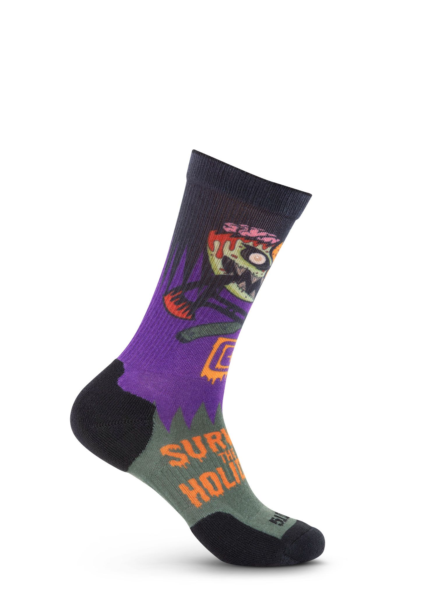 Nogavice 5.11 Hallooween Nightmare Sock And Awe - green