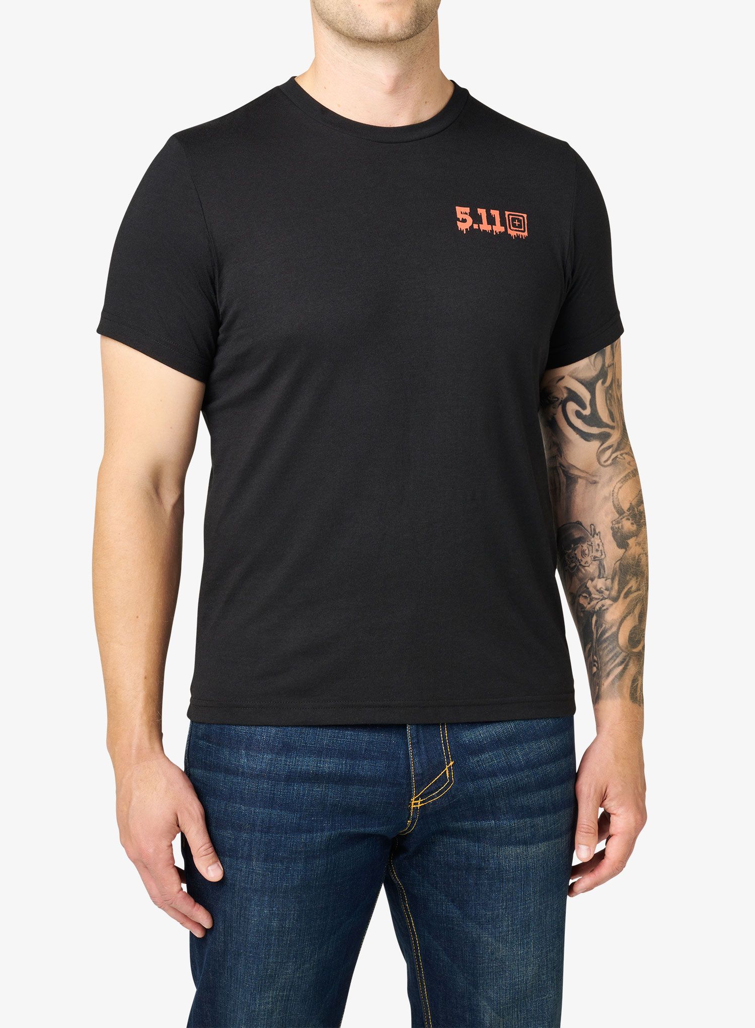 Majica 5.11 Halloween Nghtmr S/S Tee - black