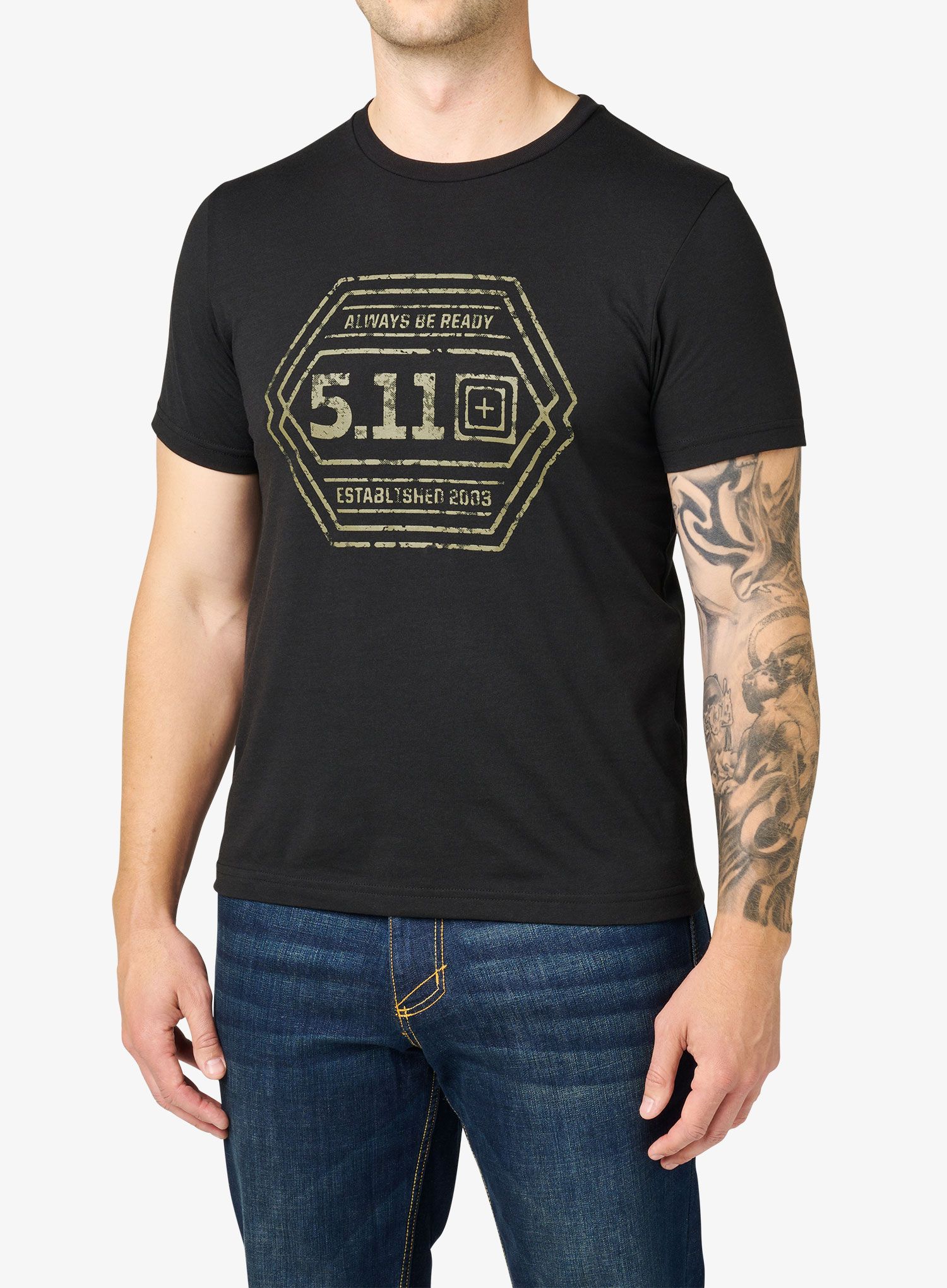 Majica 5.11 Intricate Emblem S/S Tee - black