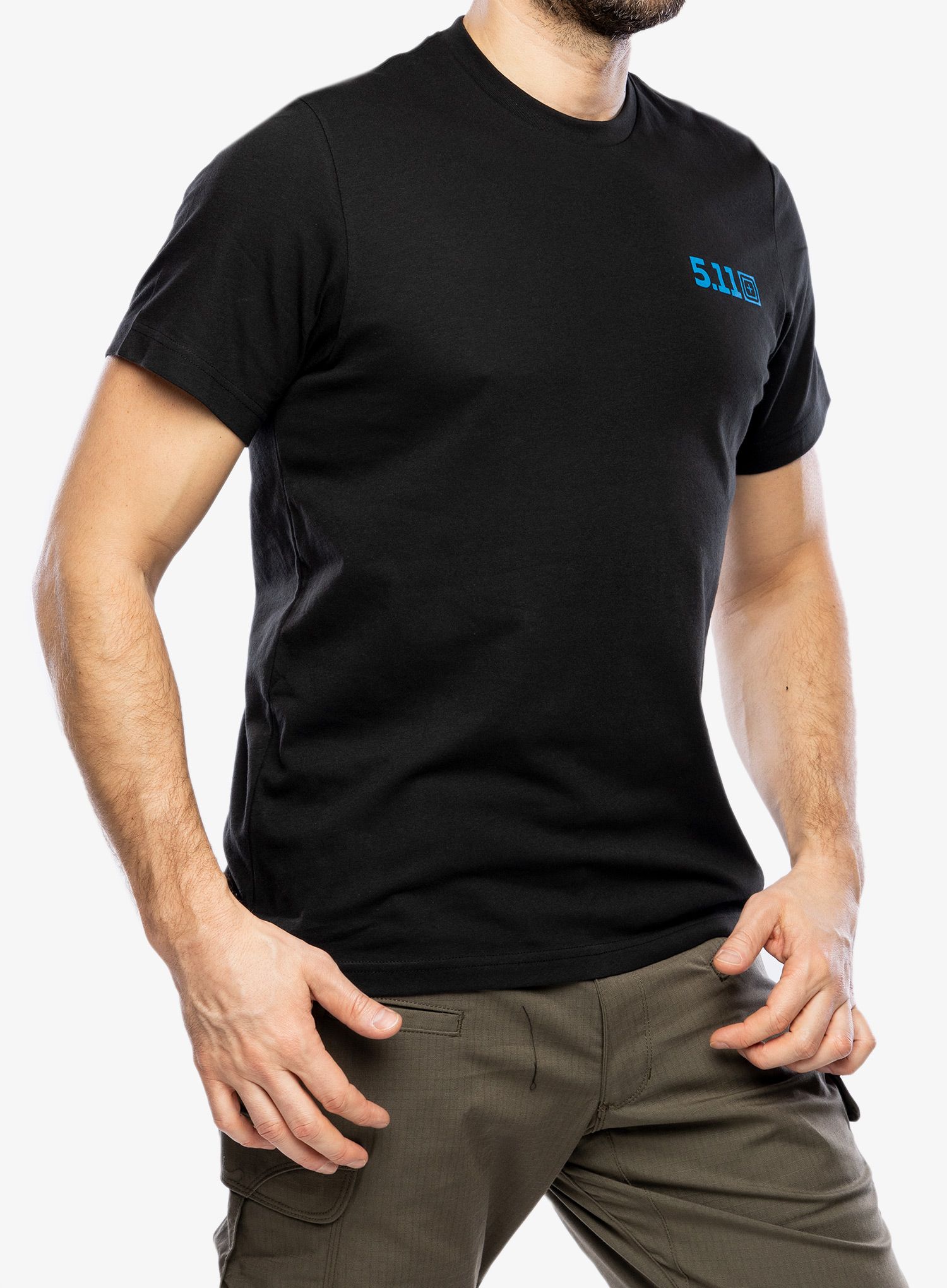 Bombažna majica 5.11 Land Of The Free S/S Tee - black