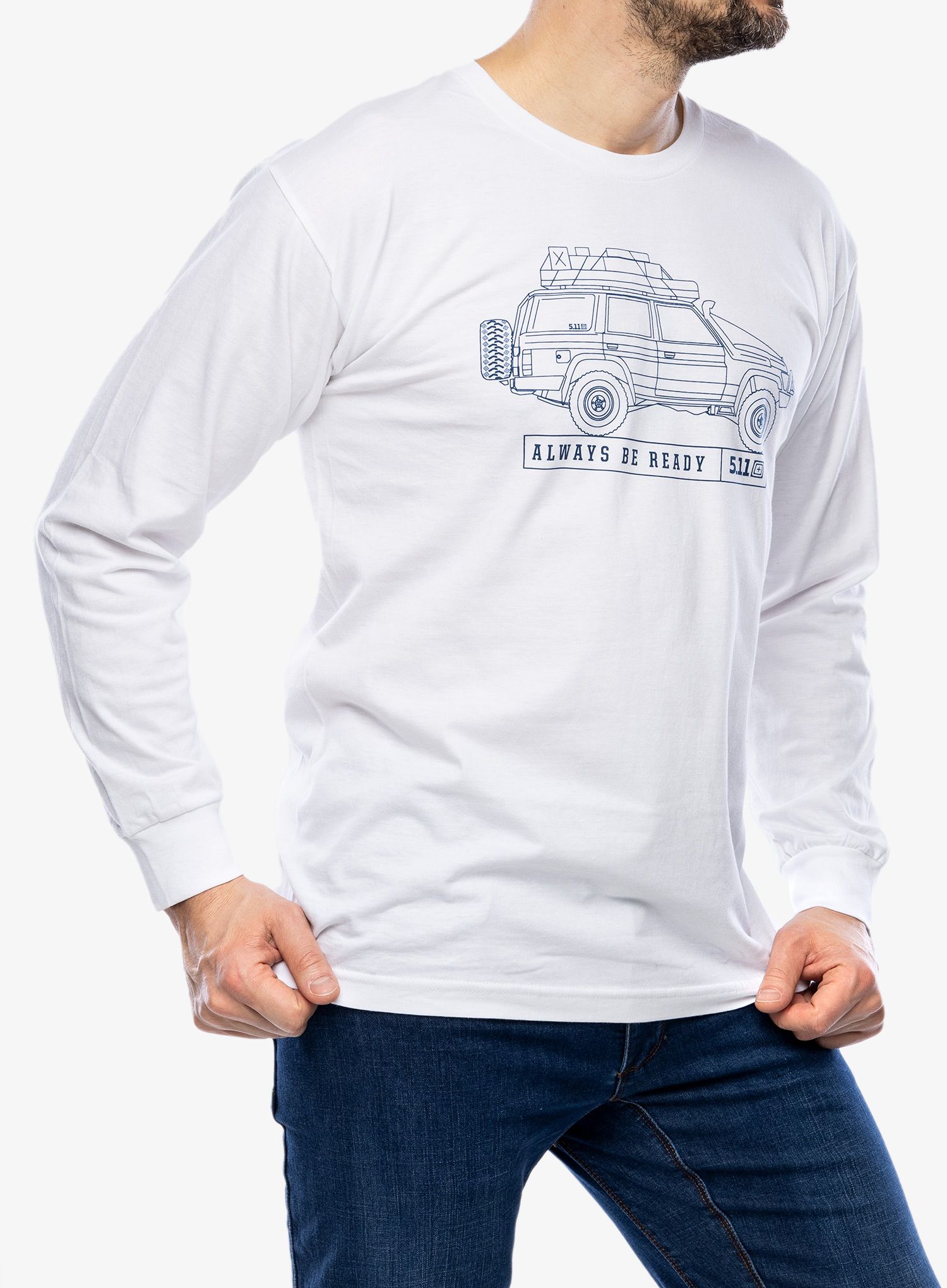 Majica z dolgimi rokavi 5.11 Ofroad Dreaming L/S Tee - white