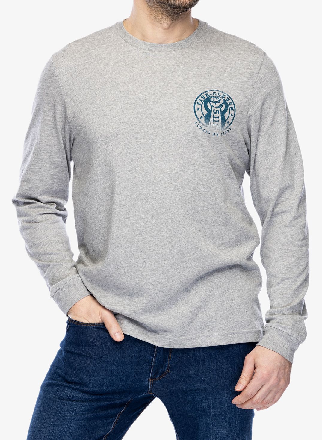 Jopica 5.11 PT-R Kettle Power L/S - heather grey