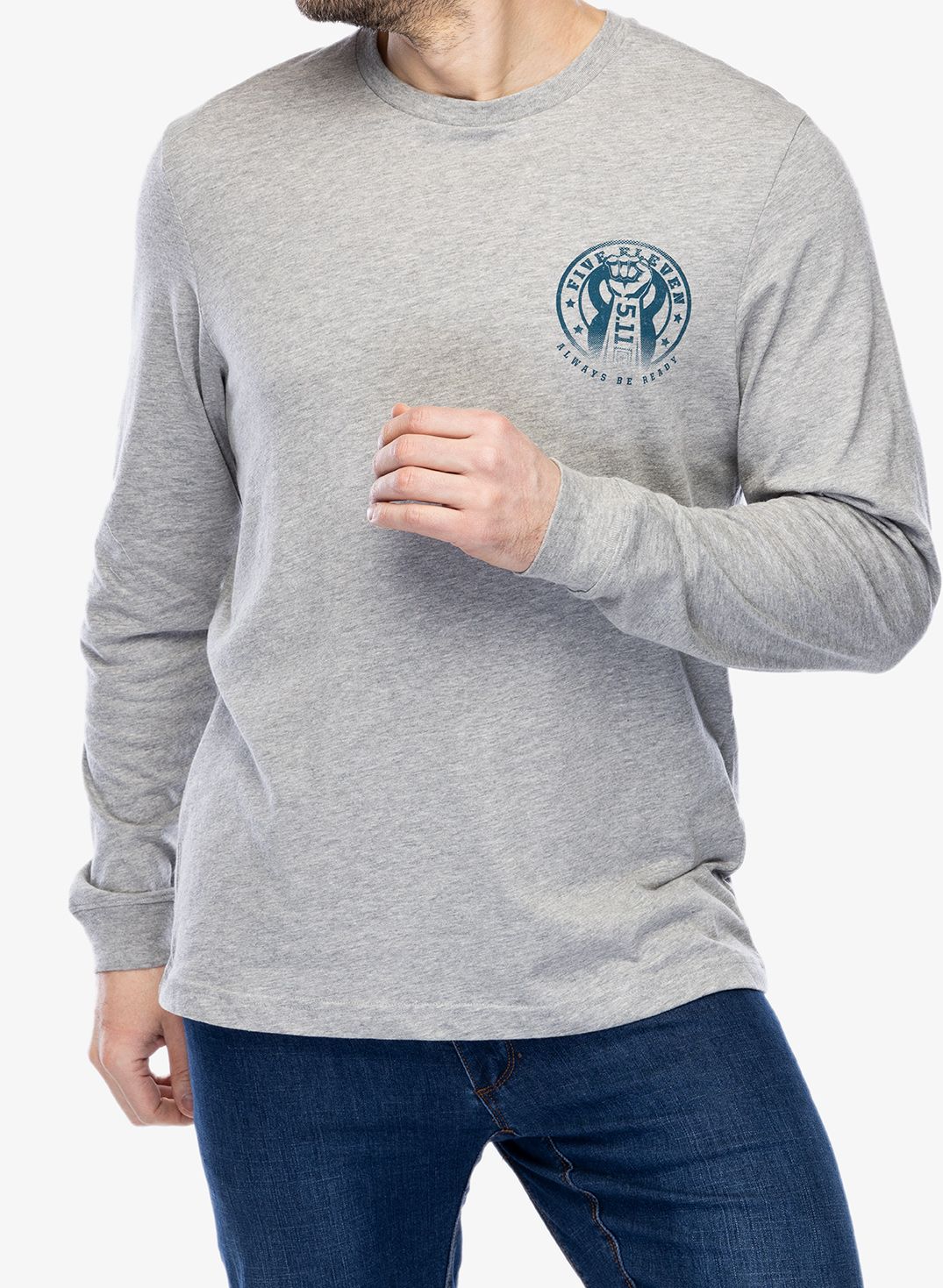 Jopica 5.11 PT-R Kettle Power L/S - heather grey