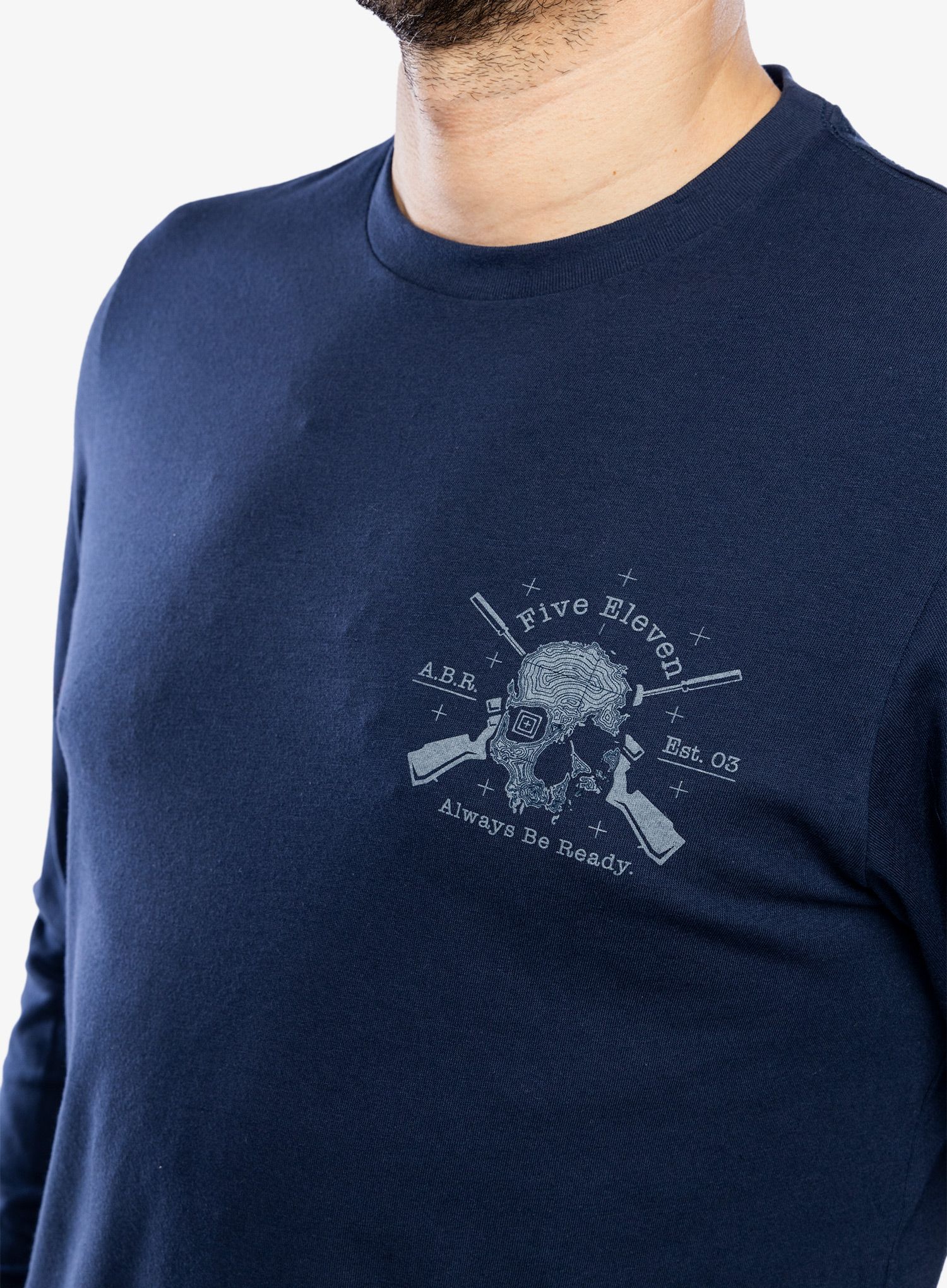 Majica z dolgimi rokavi 5.11 Quiet Warrior L/S Tee - pacific navy