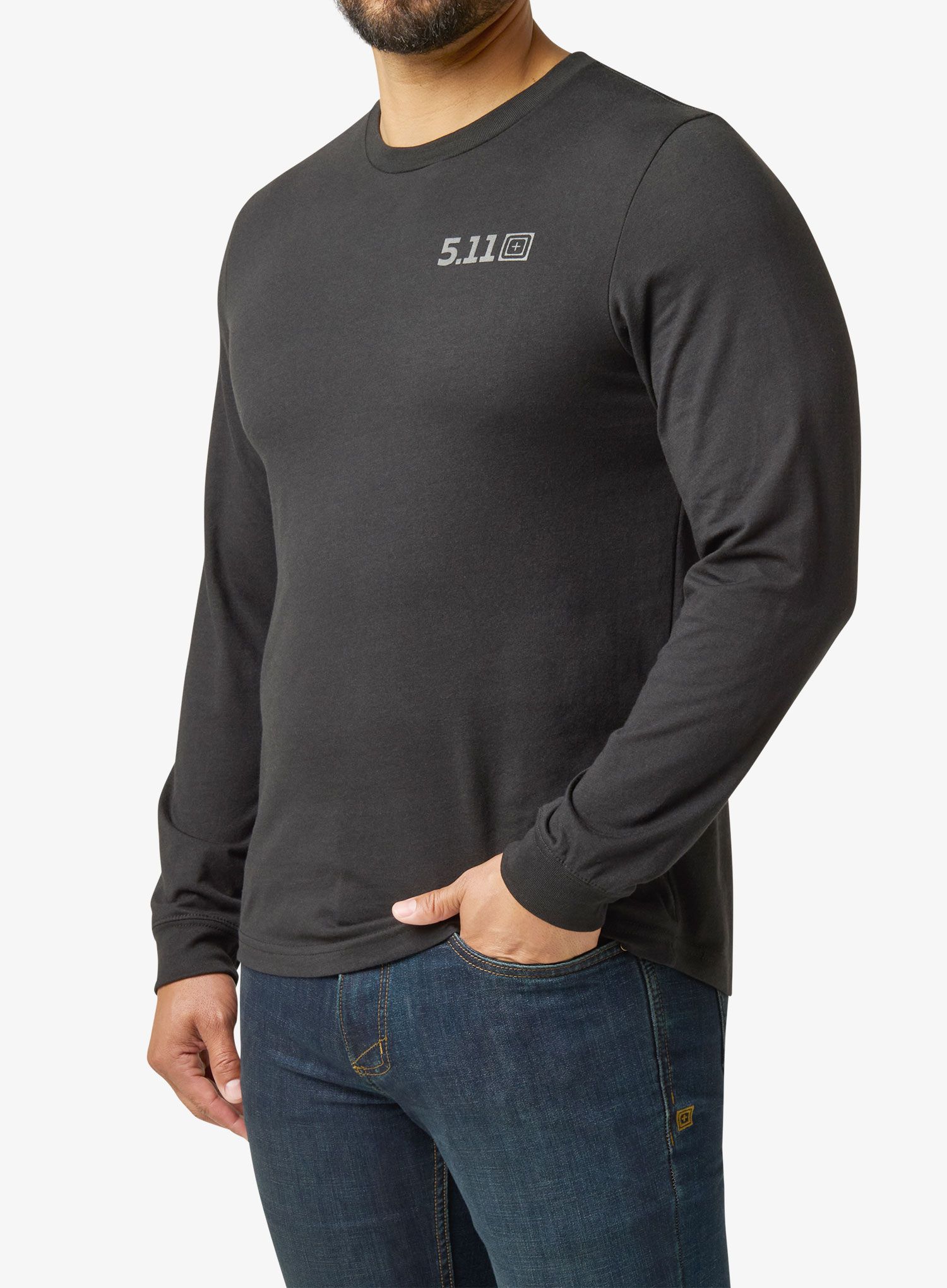 Majica z dolgimi rokavi 5.11 Send It Bow L/S Tee - black