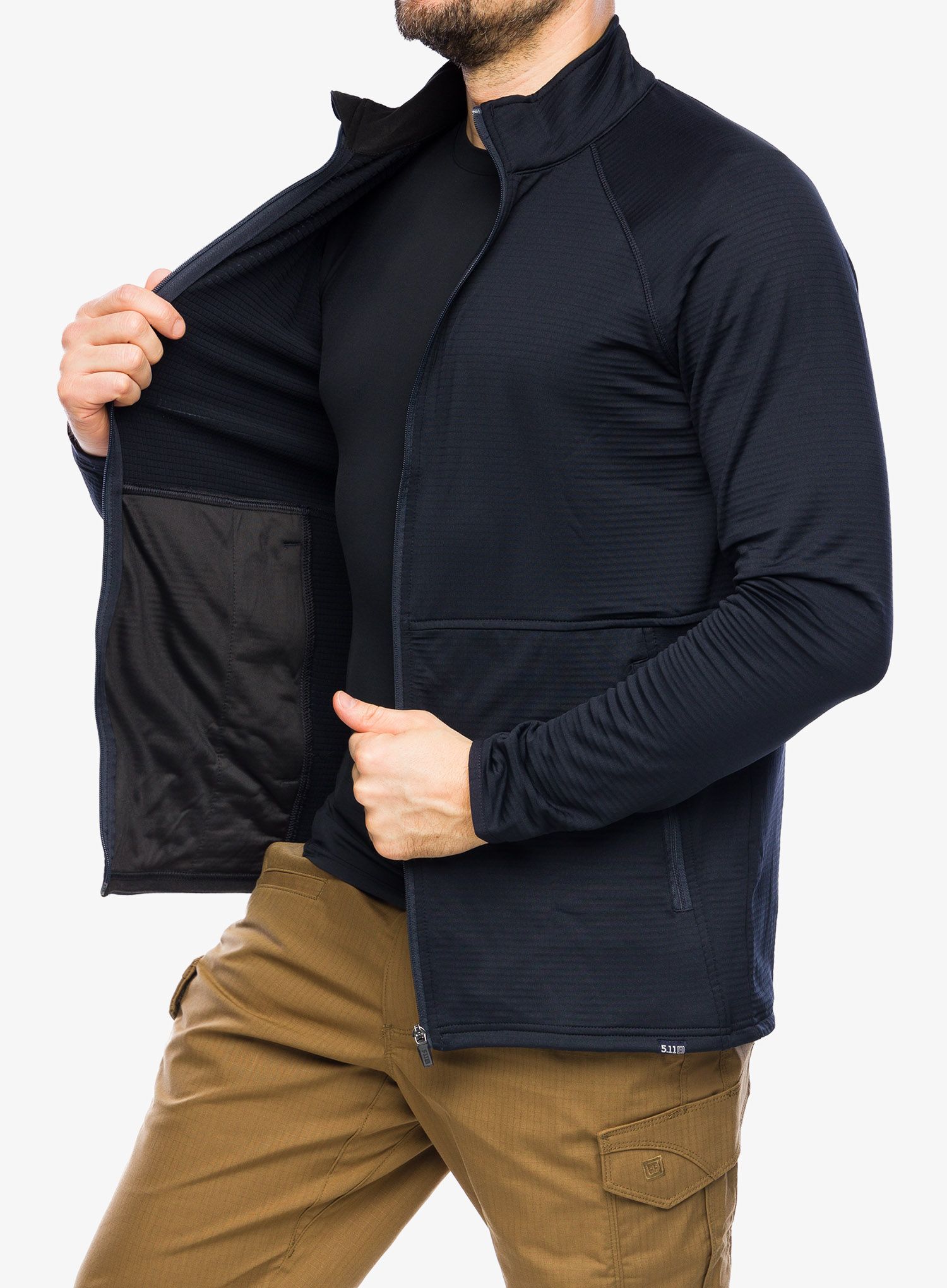 Flis 5.11 Stratos Full Zip - dark navy