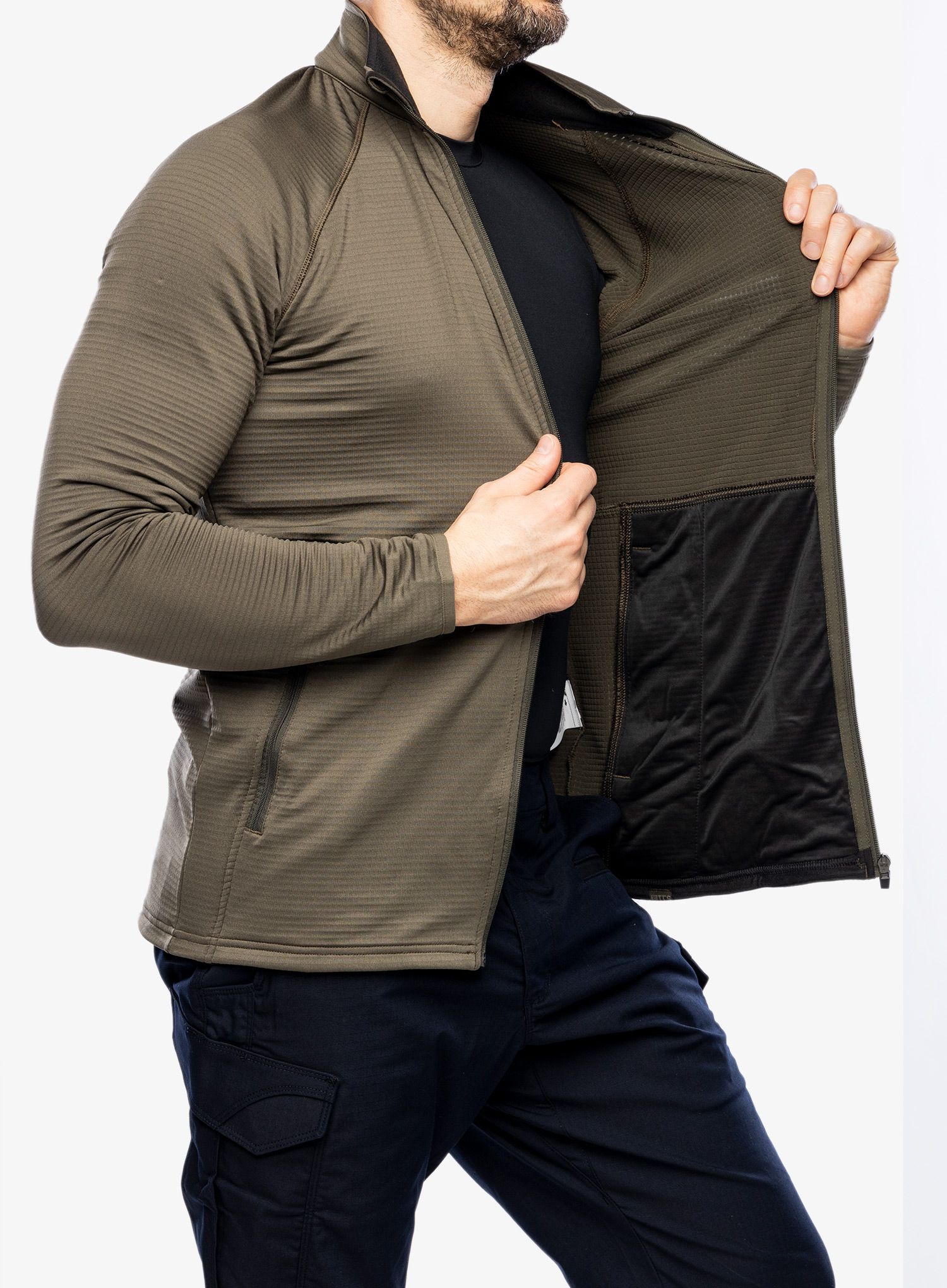 Flis 5.11 Stratos Full Zip - ranger green