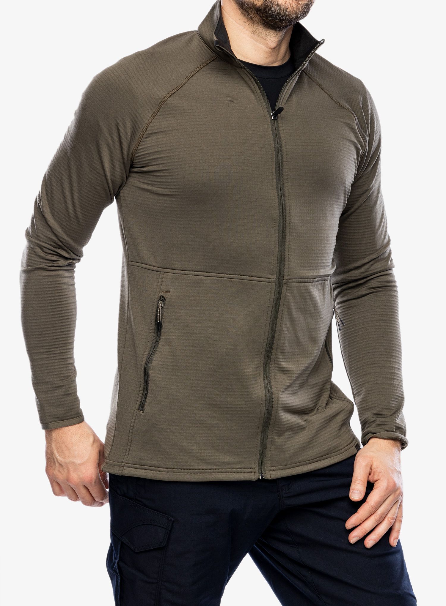 Flis 5.11 Stratos Full Zip - ranger green