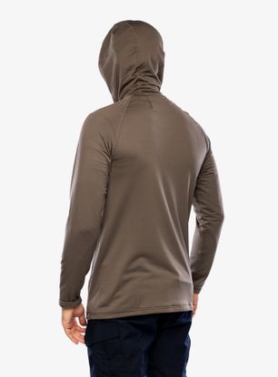 Jopica s kapuco 5.11 Stratos L/S Hoodie - major brown