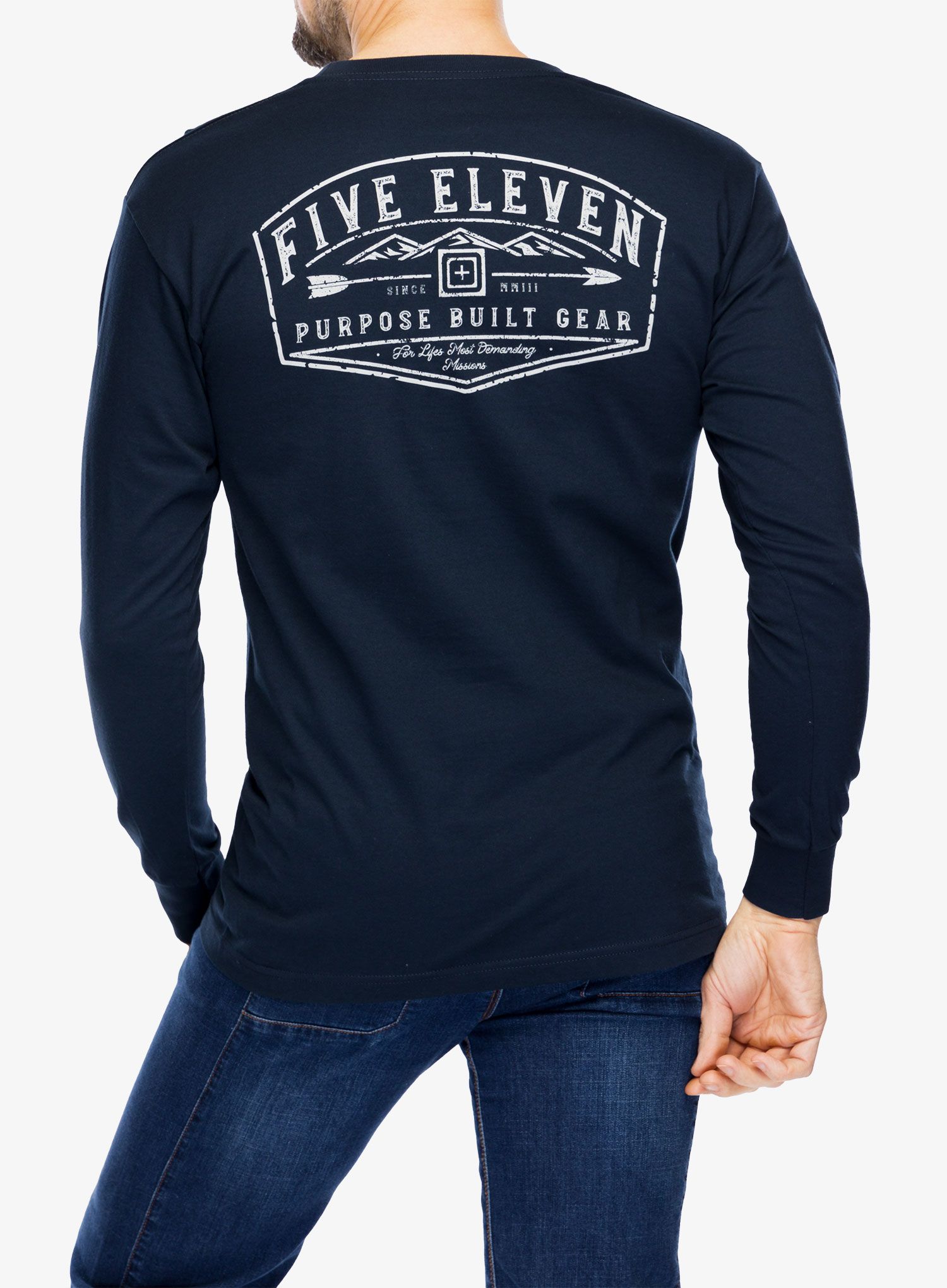 Majica z dolgimi rokavi 5.11 Tactical Traveler L/S Tee - navy