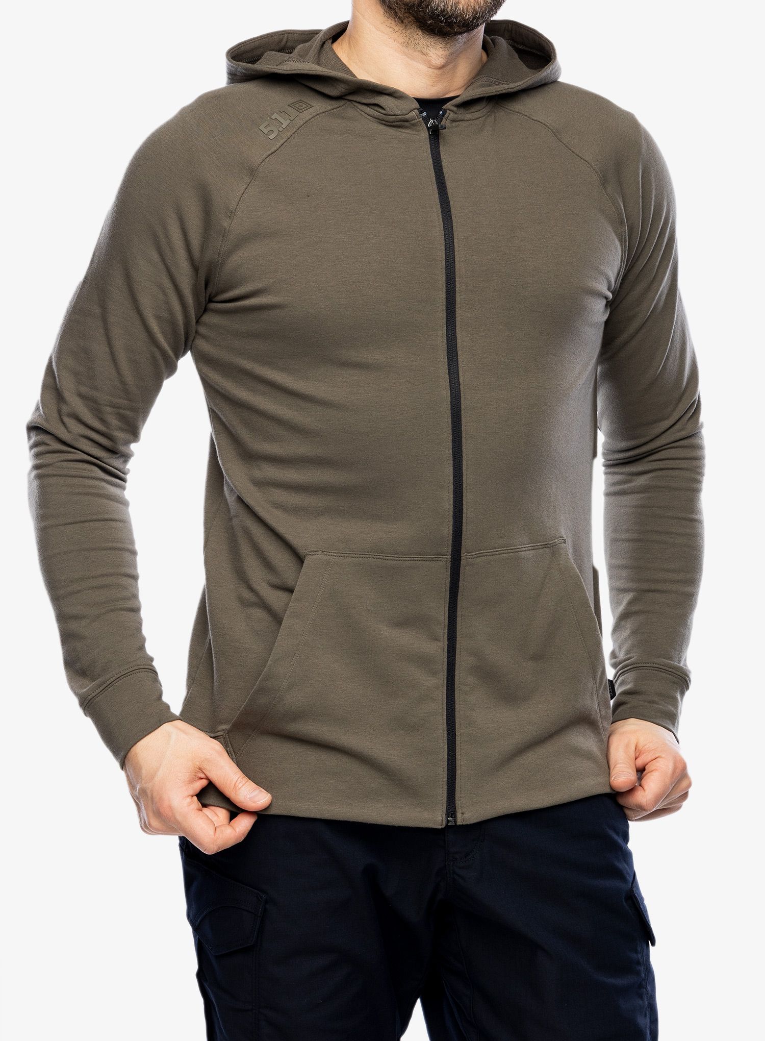 Jopica na zadrgo 5.11 Zone Full Zip Hoodie - ranger green