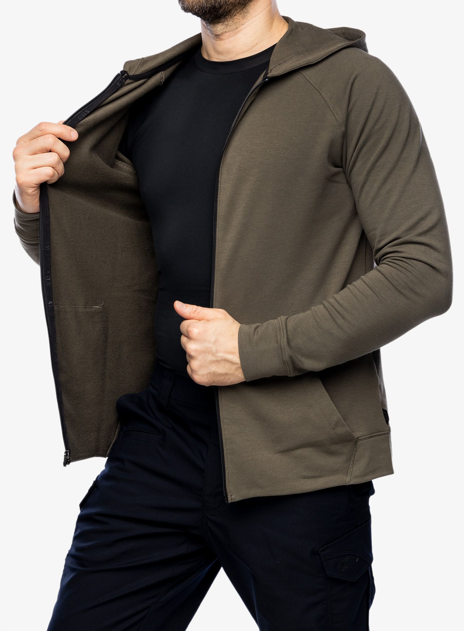 Jopica na zadrgo 5.11 Zone Full Zip Hoodie - ranger green