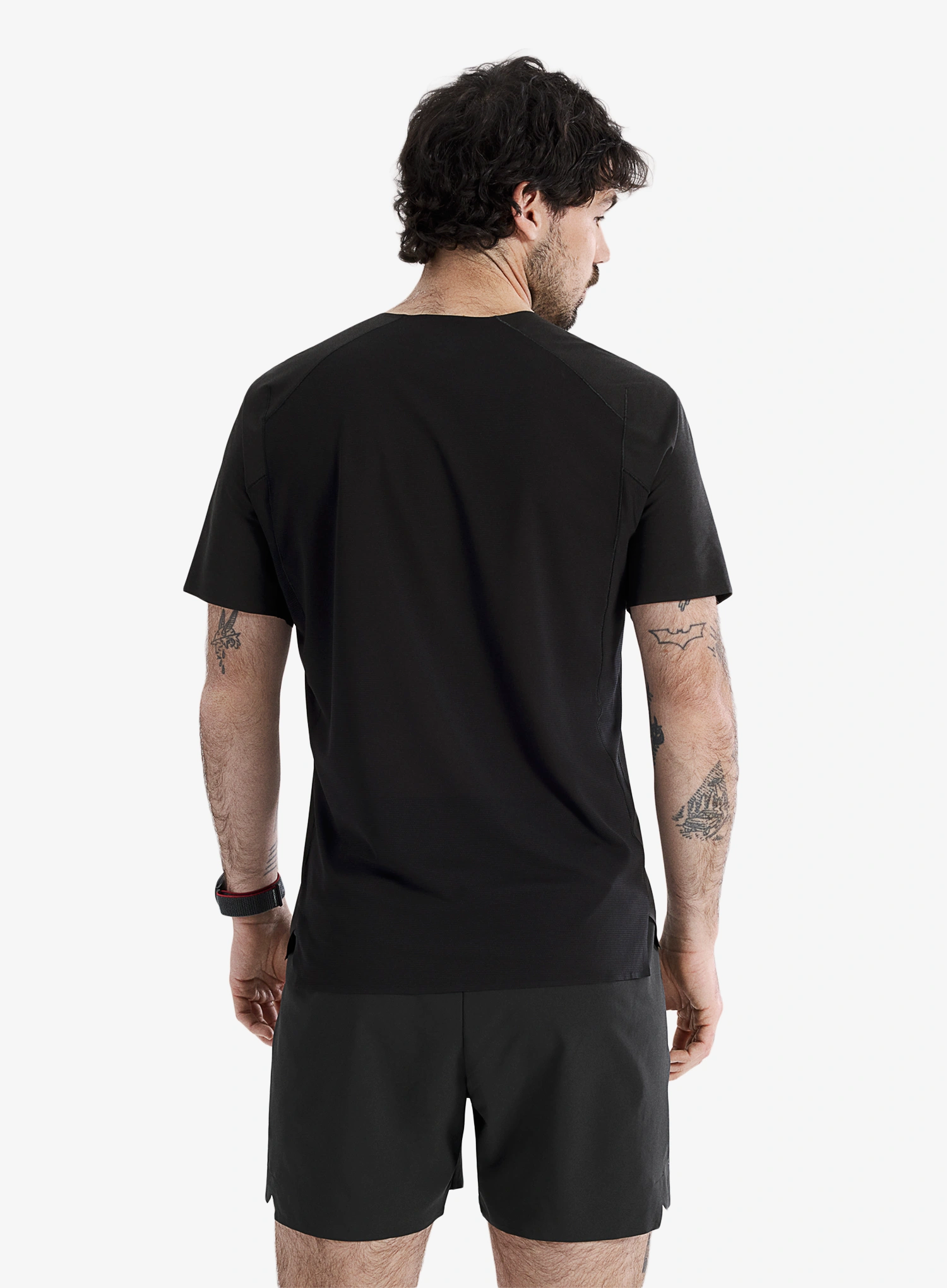 Tekaška majica Arcteryx Norvan Downword Logo SS - black