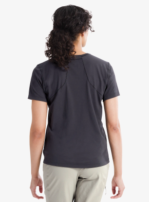 Ženska majica Arcteryx Sunna Crew SS - black