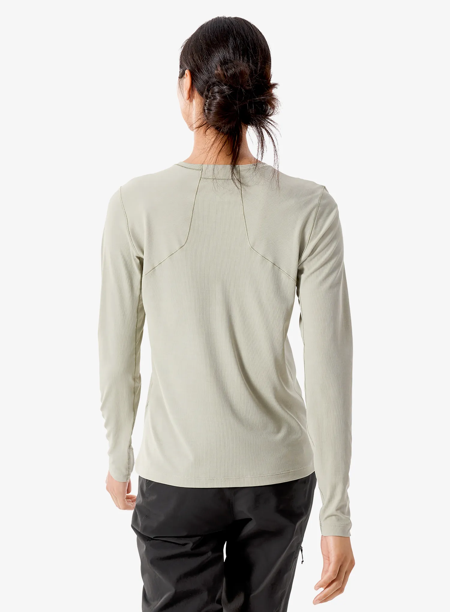 Ženska plezalna jopa Arcteryx Sunna Crew LS - habitat