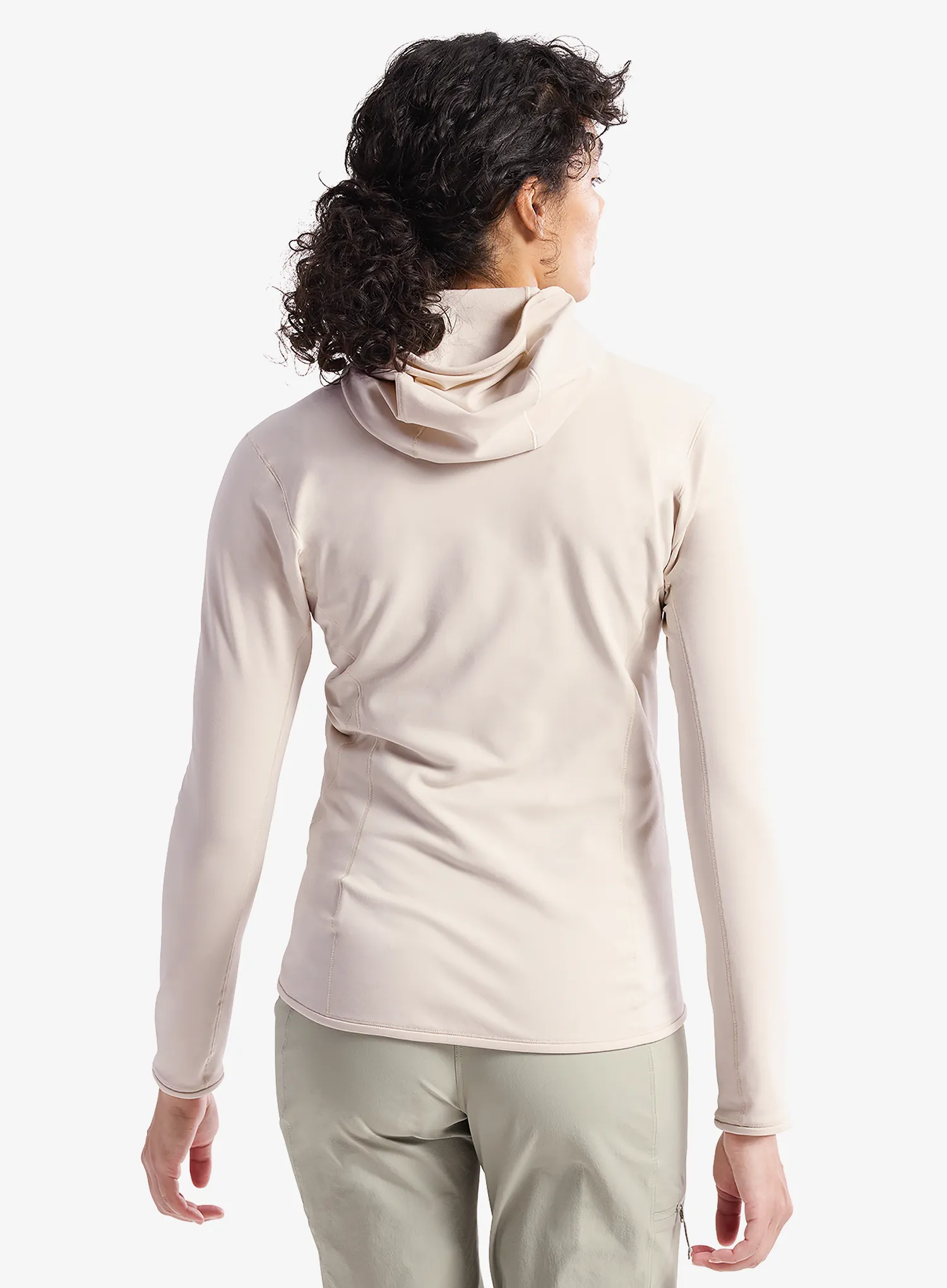Ženska jopica z zadrgo Arcteryx Kyanite LT Hoody - sea salt