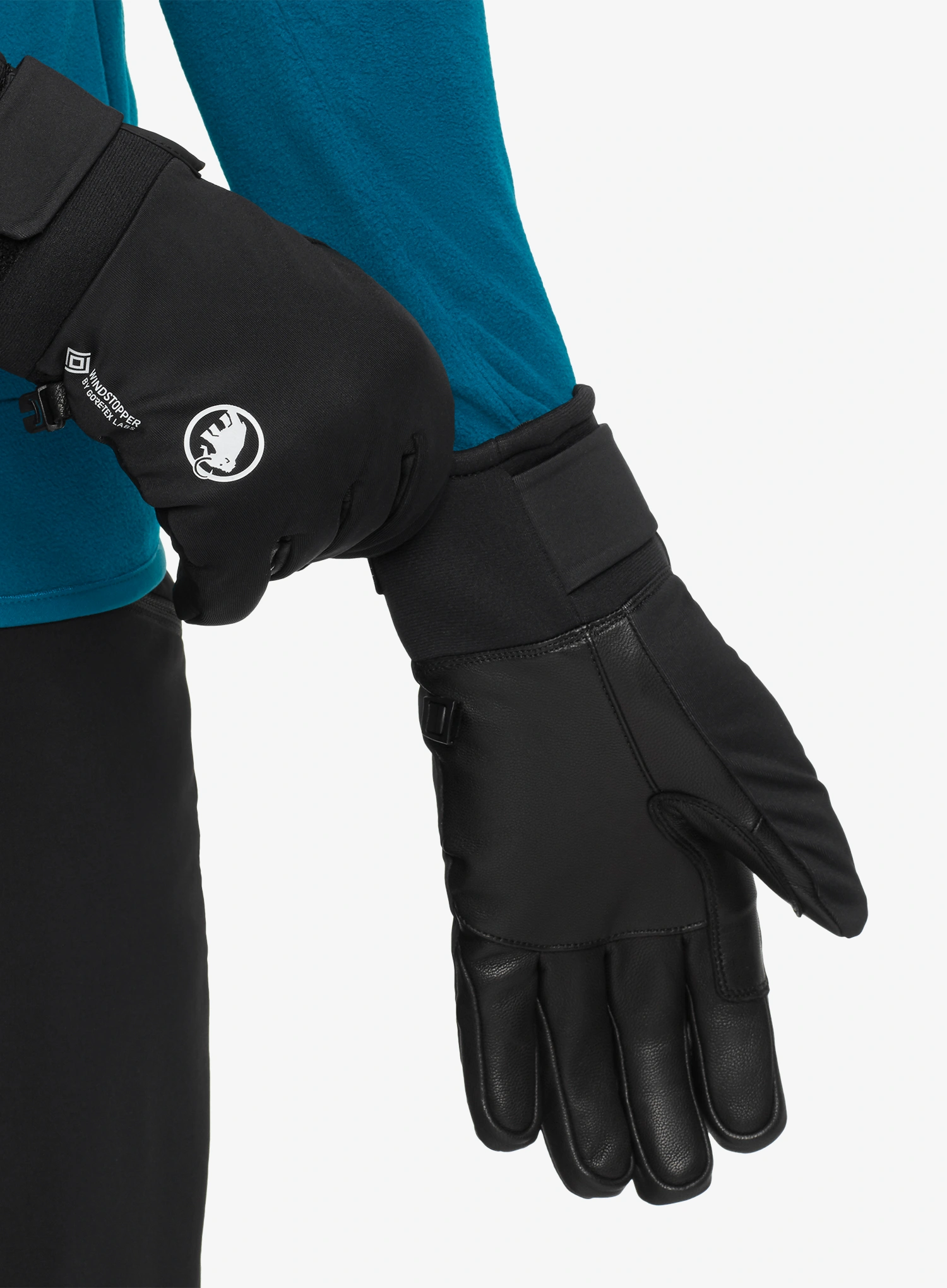 Softshell rokavice Mammut Astro Guide SO Glove - black