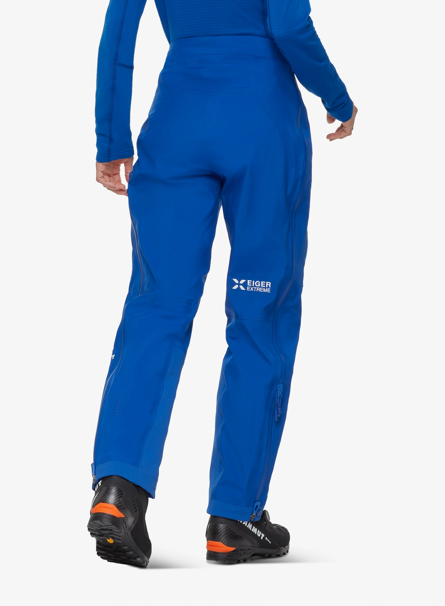 Ženske pohodniške hlače Mammut Eiger Nordwand Advanced HS Pants - eiger blue/blue
