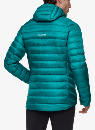 Puhovka Mammut Broad Peak IN Hooded Jacket - deep teal/black