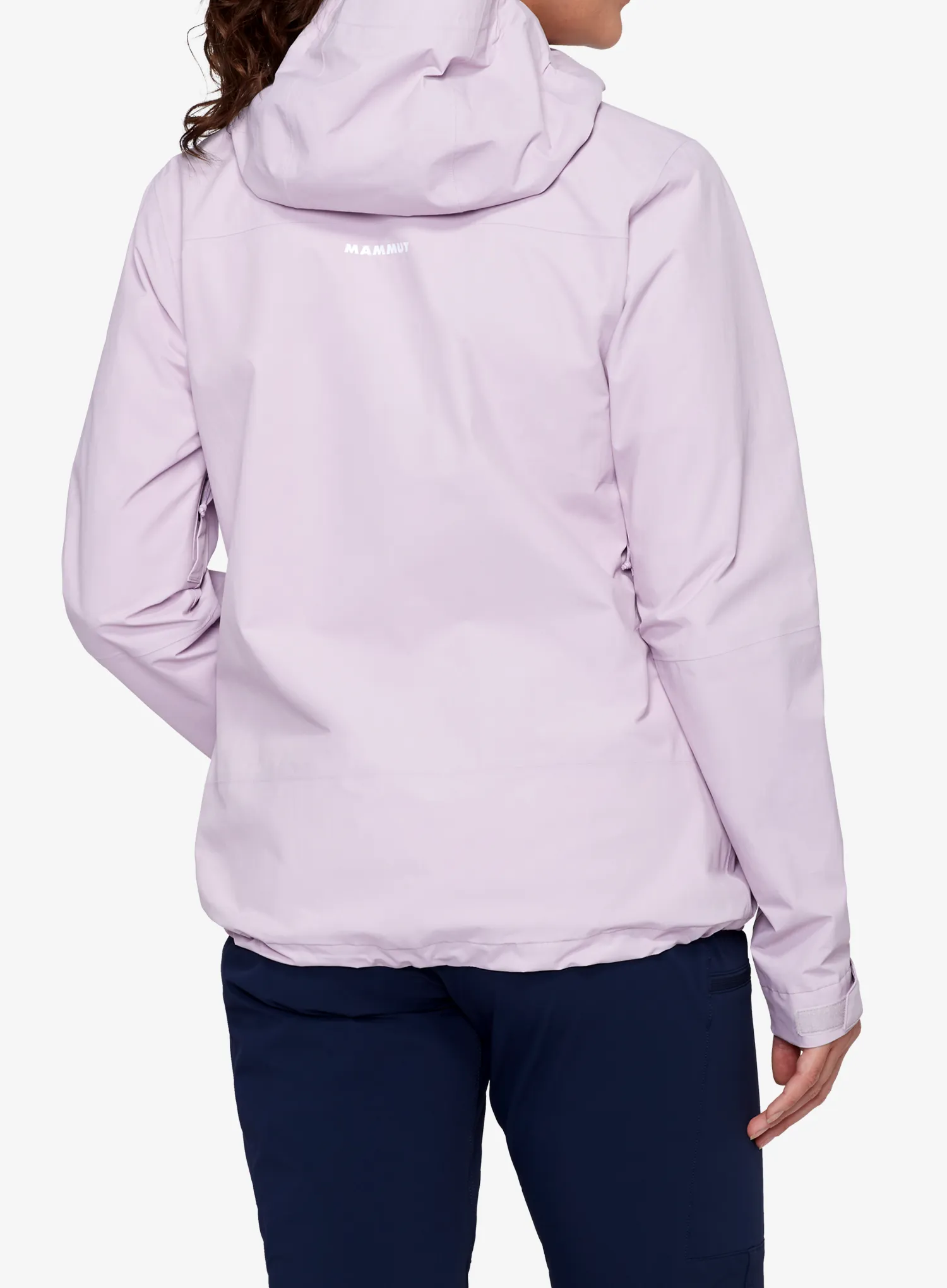 Ženska hardshell jakna Mammut Crag HS Hooded Jacket - alpine calamint