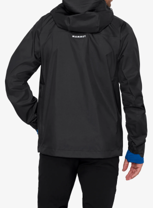 Nepremočljiva jakna Mammut Taiss Light HS Hooded Jacket - black