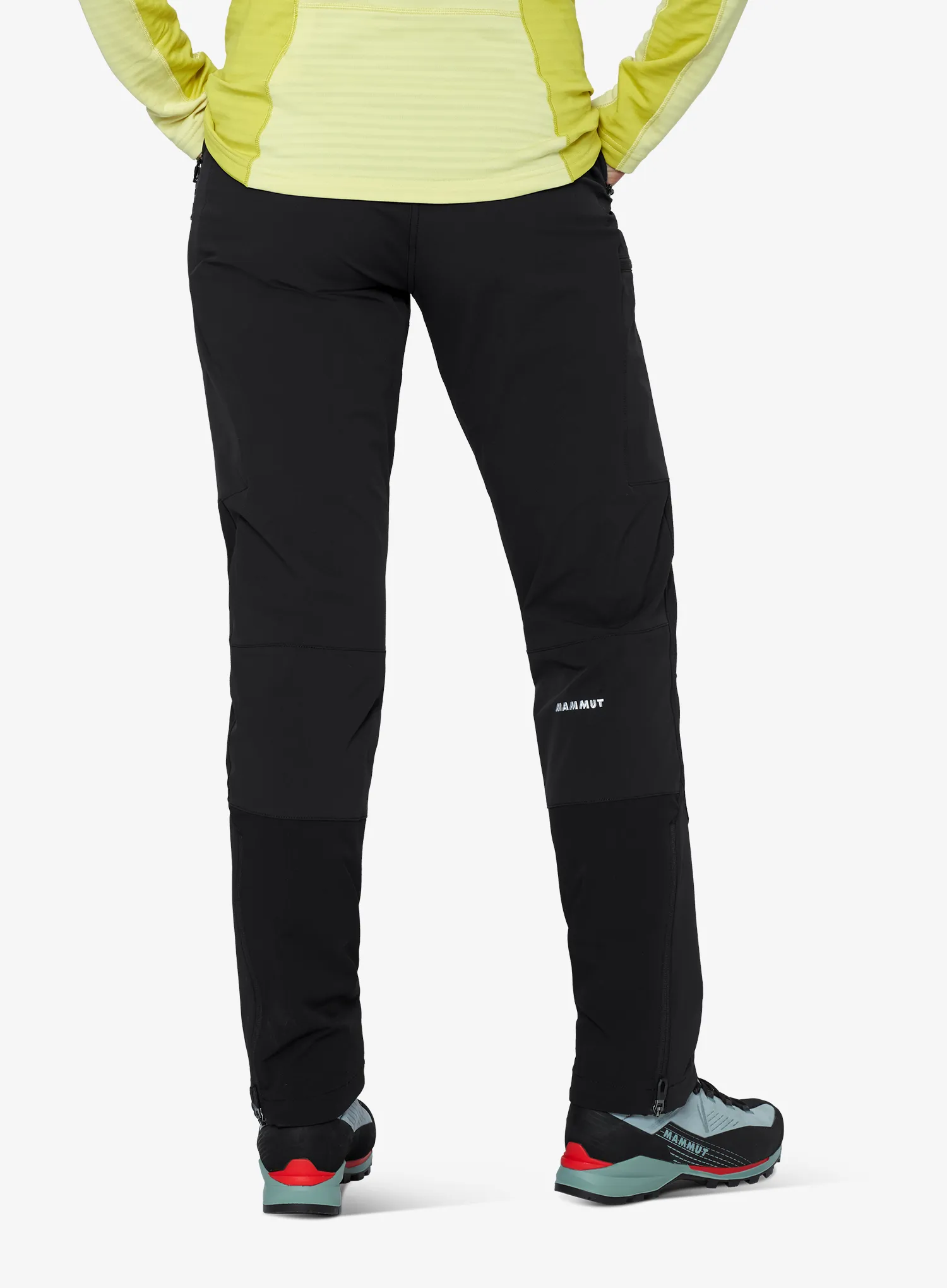 Ženske pohodniške hlače Mammut Courmayeur SO Pants - black