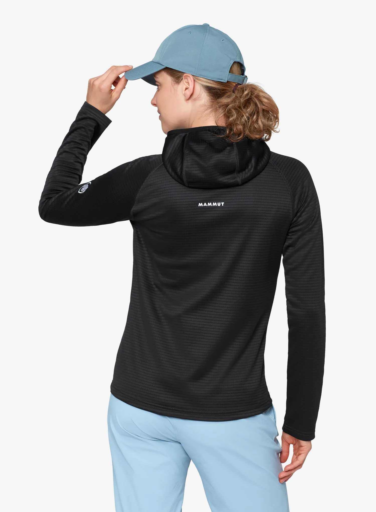 Ženska jopica z zadrgo Mammut Crag ML Hooded Jacket - black