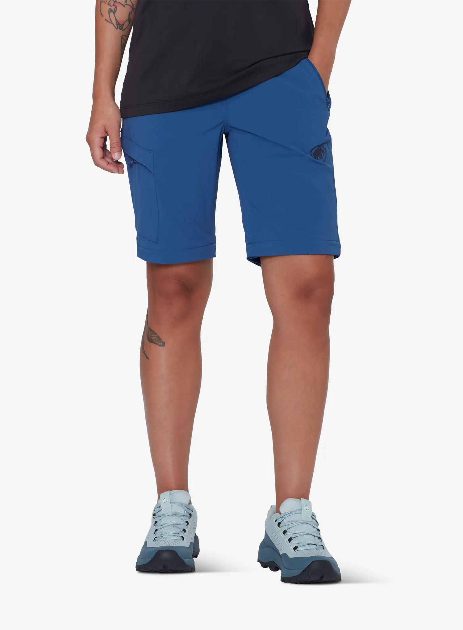 Ženske pohodniške hlače Mammut Runbold IV Zip Off Pants - tschiel