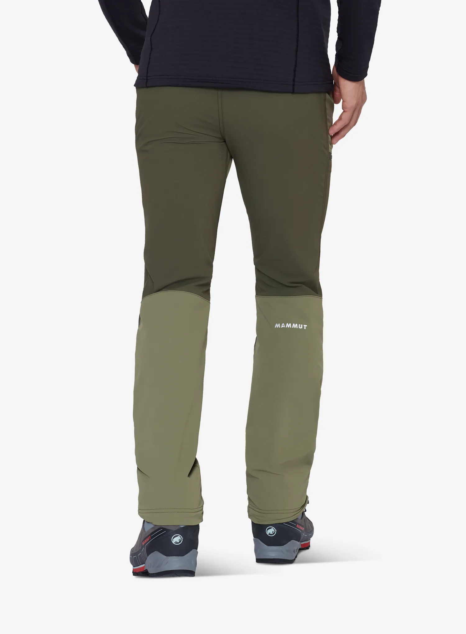 Pohodne hlače Mammut Taiss SO Pants - marsh/dark marsh