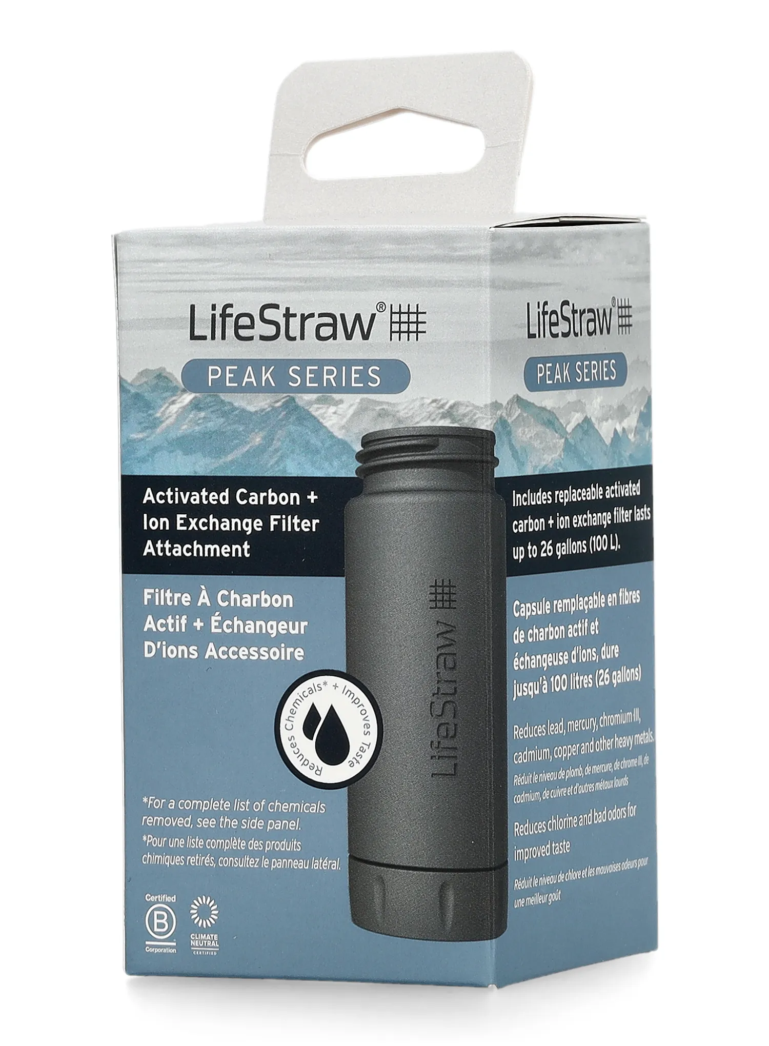 Filter za vodo Lifestraw Peak Series - Activated Carbon Filter Attachment