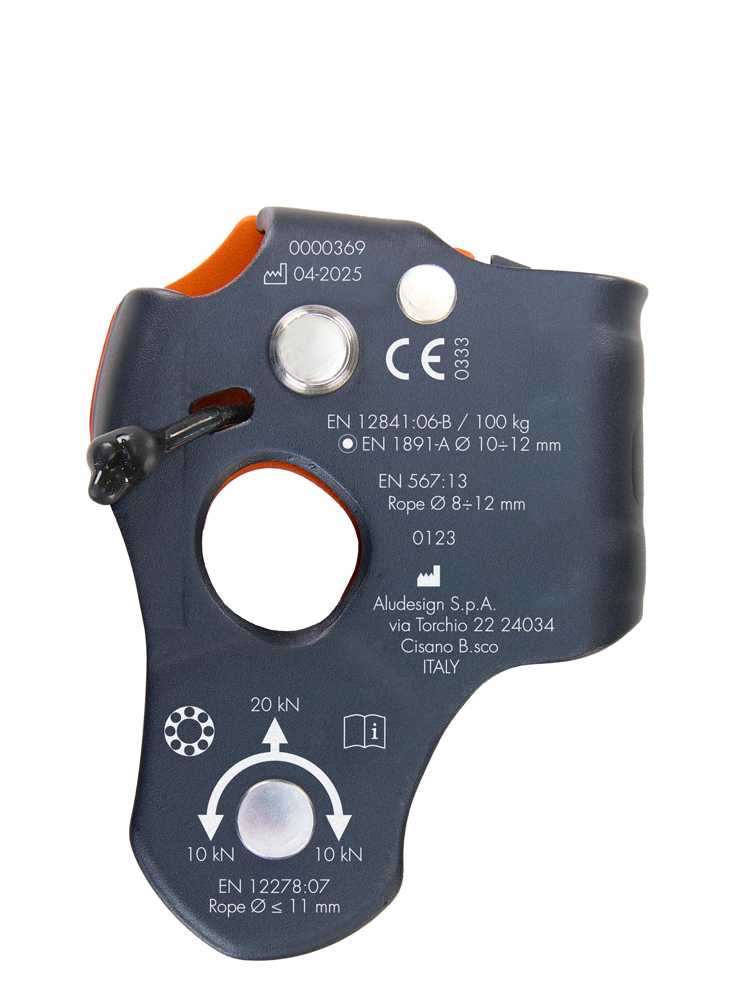 Ročna prižema SKYLOTEC Cric - anthracite/orange