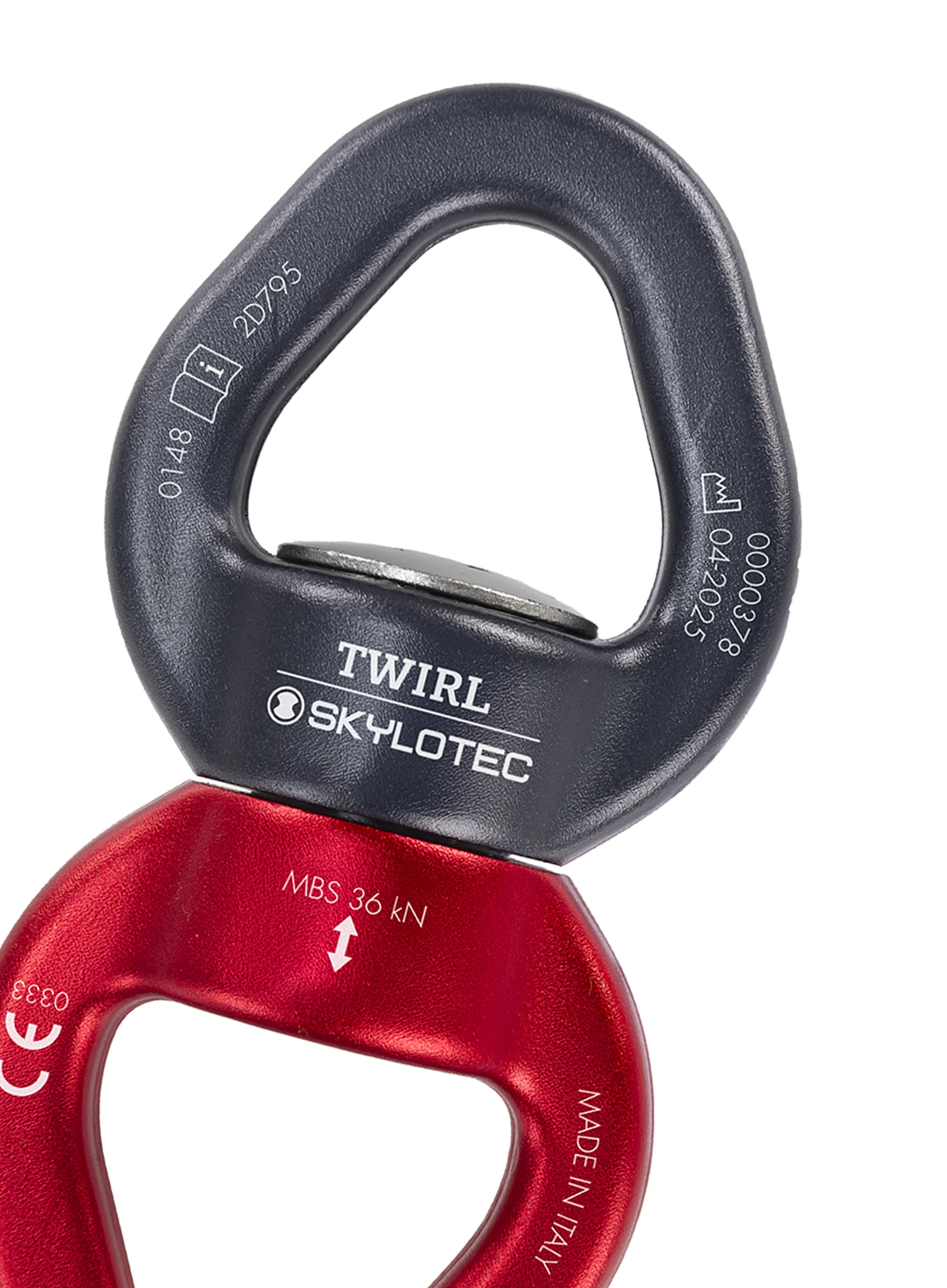 Vrtljivi vmesni element SKYLOTEC Twirl - grey/red