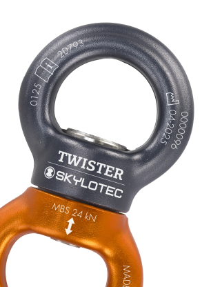Vrtljivi vmesni element SKYLOTEC Twister - grey/orange