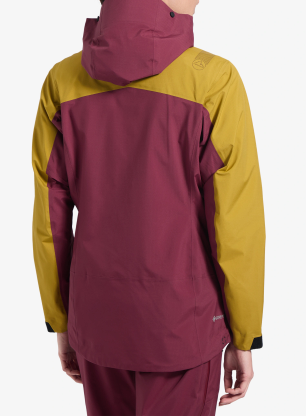 Ženska hardshell jakna La Sportiva Alpine Guide GTX Perfomance Jacket - redwood/savana
