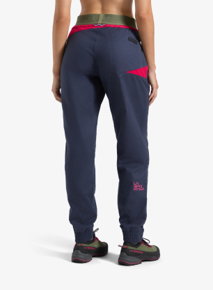 Ženske plezalne hlače La Sportiva Bolt Pant - night sky/azalea